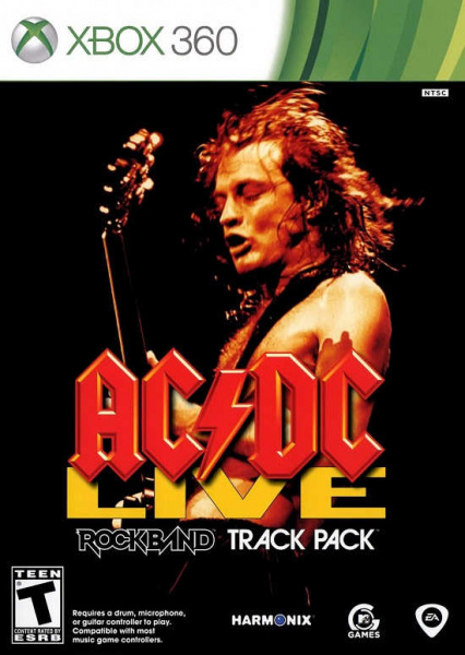 AC/DC Live: Rock Band Track Pack (Xbox 360, АНГЛ, БУ) (NTSC)