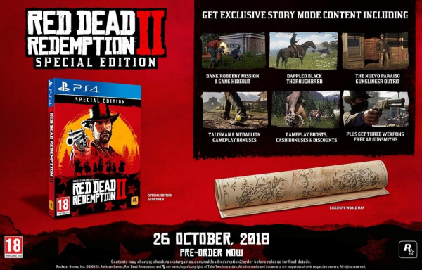 Red Dead Redemption 2 - Special Edition (PS4, русские субтитры) - интернет-магазин GameShock г. Челябинск Red Dead Redemption 2 - Special Edition (PS4, русские субтитры) - интернет-магазин GameShock г. Челябинск