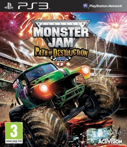 Monster Jam: Path of Destruction (PS3, АНГЛ, БУ)