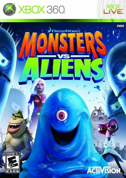 Monsters vs Aliens (Xbox 360, АНГЛ, БУ)