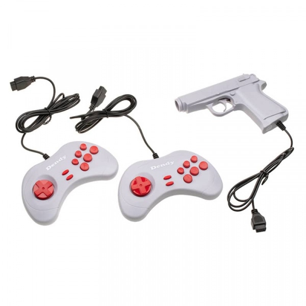 14-JS Джойстики Dendy (8-bit) + Cветовой пистолет черный (Узкий разъем 9 pin) 2 Шт. 14-JS Джойстики Dendy (8-bit) + Cветовой пистолет черный (Узкий разъем 9 pin) 2 Шт.