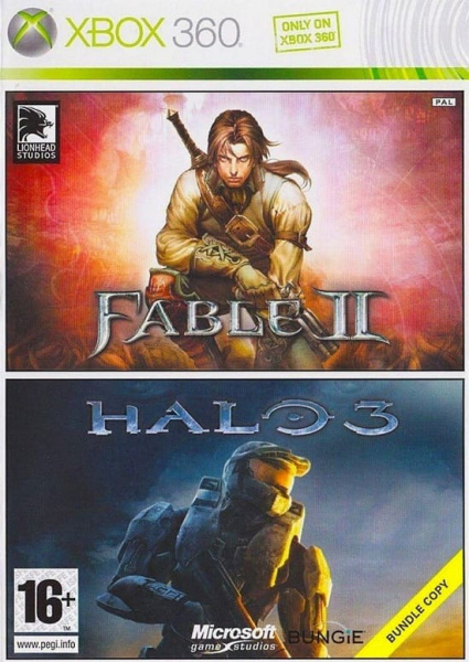 Fable 2 + Halo 3 (Xbox 360, АНГЛ, БУ) Fable 2 + Halo 3 (Xbox 360, АНГЛ, БУ)