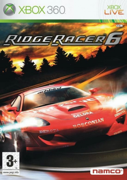 Ridge Racer 6 (Xbox 360, АНГЛ, БУ)