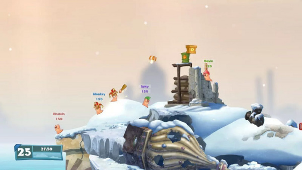 Worms Battlegrounds (АНГЛ) + Worms W.M.D (PS4, РУС , БУ) - интернет-магазин GameShock г. Челябинск