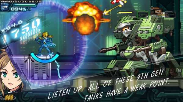 Azure Striker Gunvolt: Striker Pack (Nintendo Switch, АНГЛ, БУ) - интернет-магазин GameShock г. Челябинск