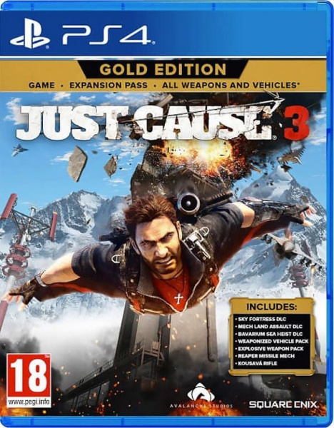 Just Cause 3 - Gold Edition (PS4, английская версия)