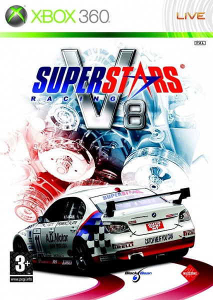 SuperStars V8 Racing (Xbox 360, АНГЛ, БУ)