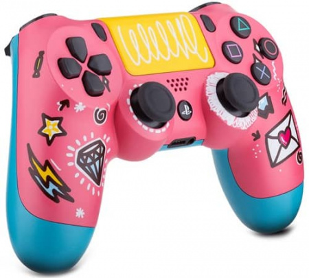 Геймпад Rainbo PlayStation PS4 DualShock 4 v2 Sweet (CUH-ZCT2E) [БУ] - интернет-магазин GameShock г. Челябинск