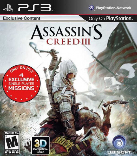 Assassin's Creed III (3) (PS3, АНГЛ, БУ)