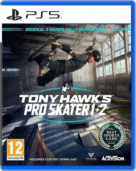 Tony Hawk's Pro Skater 1 + 2 [PS5, английская версия, БУ]