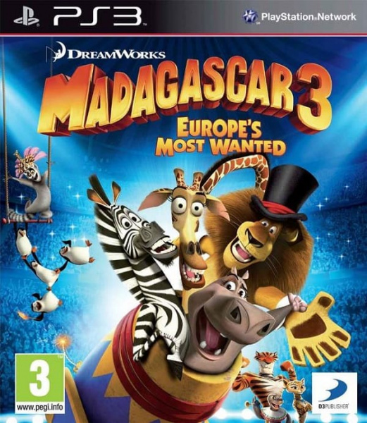 Madagascar / Мадагаскар 3 (PS3, РУС)