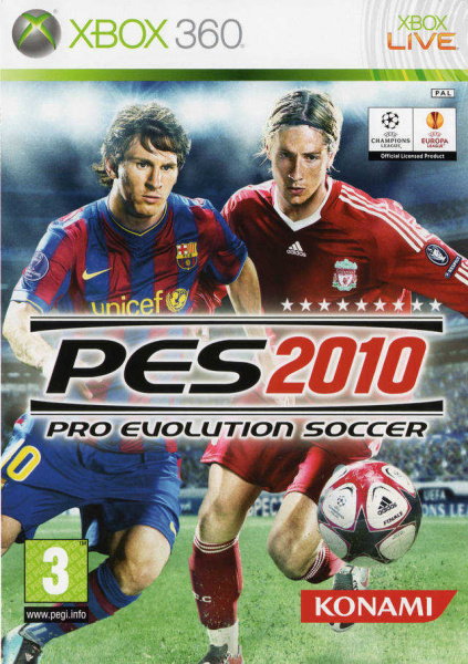 Pro Evolution Soccer 2010 (Xbox 360, РУС, БУ)