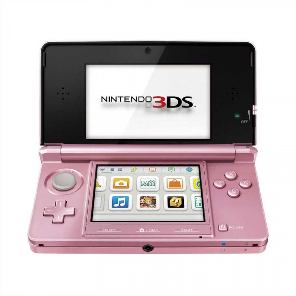 Nintendo 3DS Misty Pink + карта памяти 64gb, прошитая (БУ)
