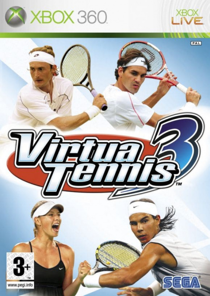 Virtua Tennis 3 (Xbox 360, АНГЛ, БУ)