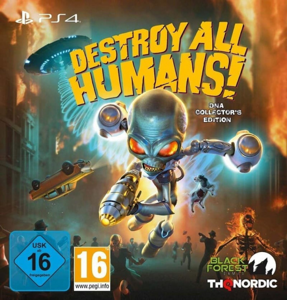 Destroy All Humans! - DNA Collector's Edition (PS4, русские субтитры) Destroy All Humans! - DNA Collector's Edition (PS4, русские субтитры)