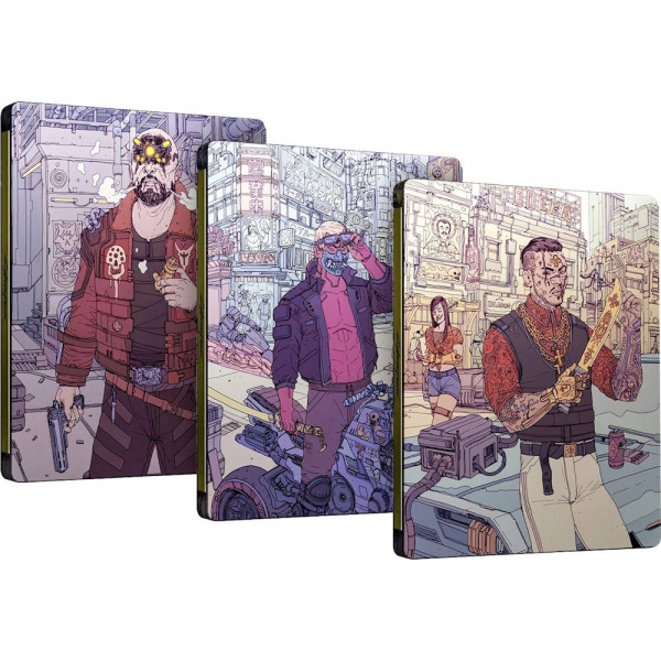 Cyberpunk 2077 - Steelbook + Comicbook (PS4, русская версия) - интернет-магазин GameShock г. Челябинск