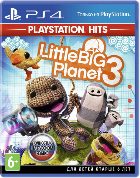 LittleBigPlanet 3 - PlayStation Hits (PS4, русская версия) LittleBigPlanet 3 - PlayStation Hits (PS4, русская версия)