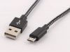 Кабель (провод-шнур) плетеный Micro USB (2.4A) для зарядки джойстиков Sony Playstation DualShock PS4 и геймпадов Xbox One (OEM) 3м - интернет-магазин GameShock г. Челябинск