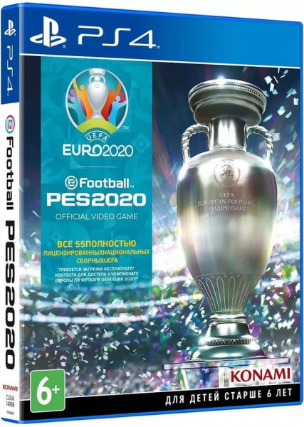 eFootball PES 2020. UEFA EURO 2020 (PS4, РУС)