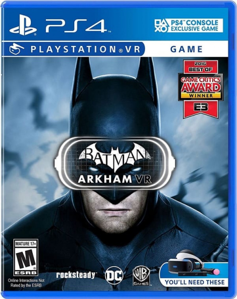 Batman: Arkham VR (только для PS VR) (PS4, АНГЛ, БУ) Batman: Arkham VR (только для PS VR) (PS4, АНГЛ, БУ)