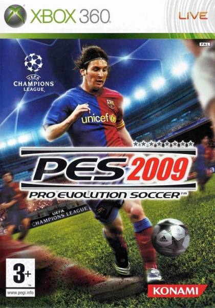 Pro Evolution Soccer 2009 (Xbox 360, АНГЛ, БУ)