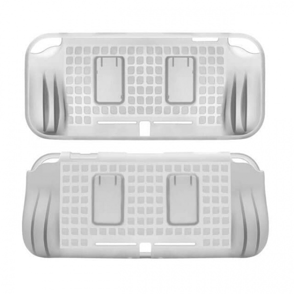 Силиконовый защитный чехол накладка Silicon Case для Nintendo Switch Lite - Прозрачный светлый