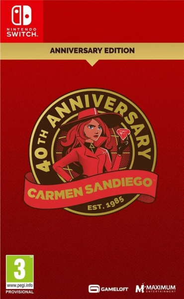 Carmen Sandiego - 40th Anniversary Edition (Nintendo Switch, английская версия)