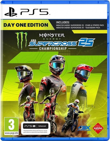 Monster Energy Supercross 25 - Day One Edition (PS5, английская версия) Monster Energy Supercross 25 - Day One Edition (PS5, английская версия)