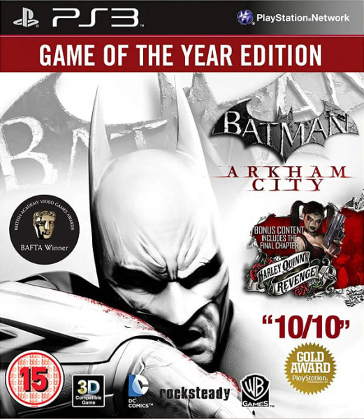 Batman: Arkham City - Game of the Year Edition (PS3, РУС)