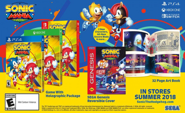 Sonic Mania Plus с артбуком (PS4, английская версия) - интернет-магазин GameShock г. Челябинск Sonic Mania Plus с артбуком (PS4, английская версия) - интернет-магазин GameShock г. Челябинск