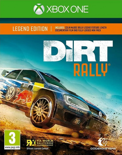 Dirt Rally - Legend Edition (Xbox One, английская версия)
