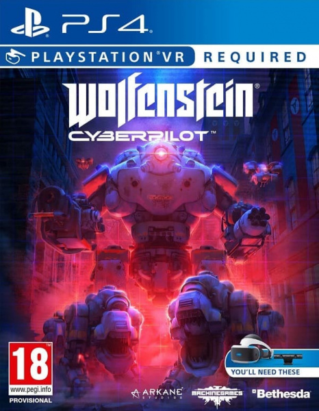 Wolfenstein: Cyberpilot (только для PS VR) (PS4, Англ, БУ)