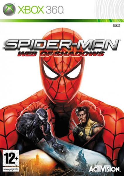Spider Man: Web of Shadows (Xbox 360, АНГЛ, БУ)