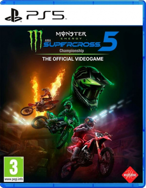 Monster Energy Supercross - The Official Videogame 5 [PS5, английская версия]
