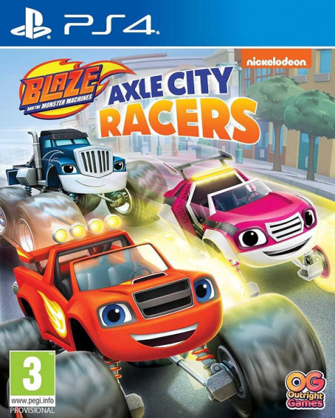 Вспыш и Чудо-машинки: Гонщики Эксл Сити (Blaze and the Monster Machines: Axle City Racers) (PS4, русская версия)