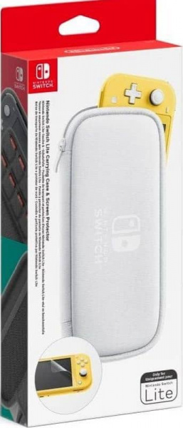Защитный чехол NS Switch Lite Carrying Case + стекло (HDH-A-PSSAA) Grey