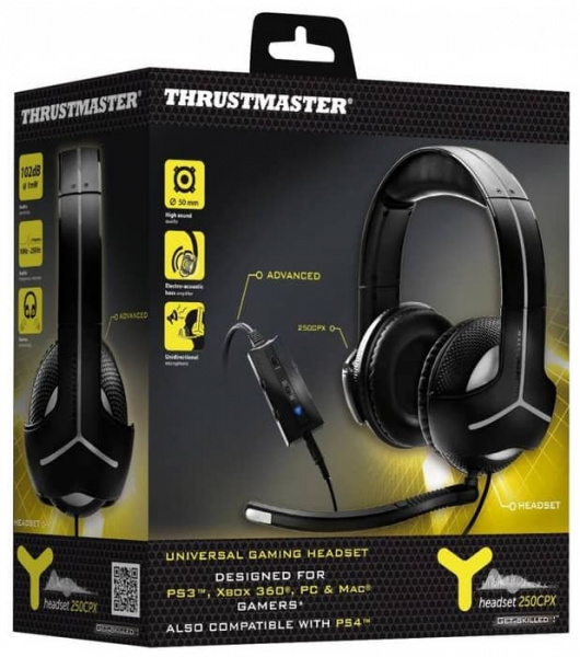 Проводная гарнитура Thrustmaster Y-250CPX (PS3, PS4, XBOX360, PC, MAC) - интернет-магазин GameShock г. Челябинск