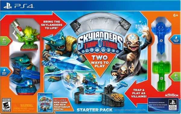 Skylanders Trap Team - Стартовый набор (PS4, АНГЛ, БУ)