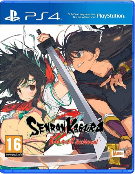 Senran Kagura Burst Re: Newal (PS4, английская версия, БУ)