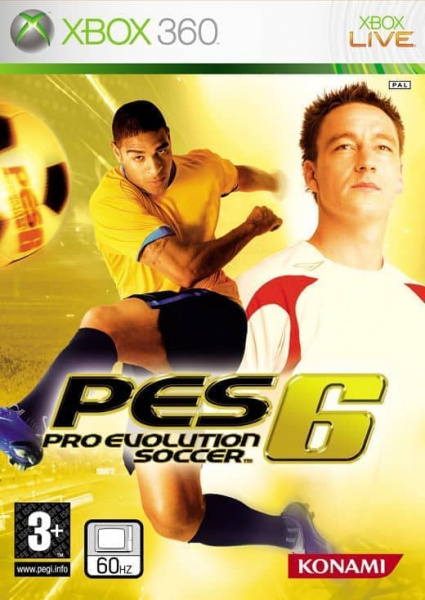 Pro Evolution Soccer 6 (Xbox 360, АНГЛ, БУ)