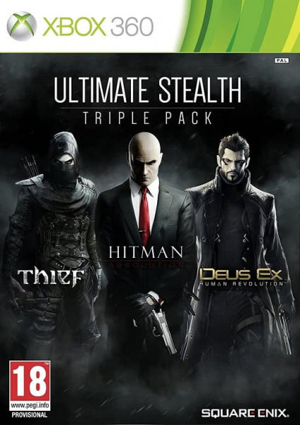 Ultimate Stealth Triple Pack (Thief, Hitman Absolution, Deus Ex Human Revolution) [Xbox 360, английская версия]