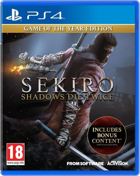 Sekiro: Shadows Die Twice - Game of The Year Edition (PS4, русские субтитры)