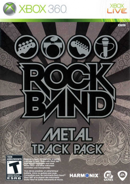 Rock Band: Metal Track Pack (Xbox 360, АНГЛ, БУ) (NTSC)