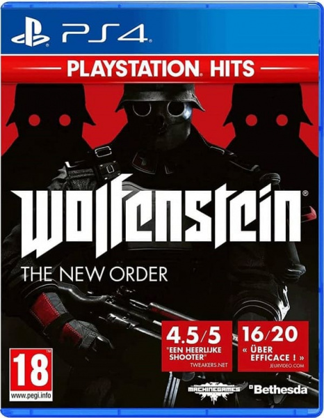 Wolfenstein: The New Order - PlayStation Hits (PS4, русские субтитры, БУ)