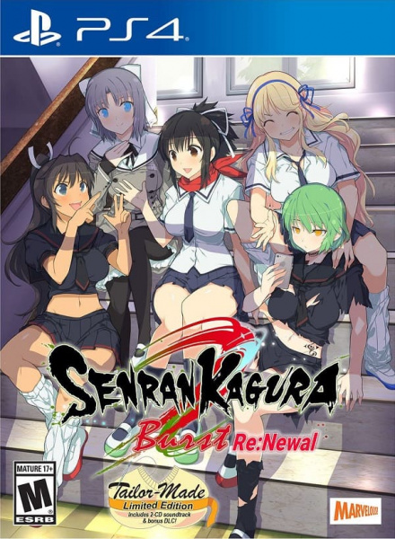 Senran Kagura Burst Re: Newal - Tailor Made Edition (PS4, английская версия, БУ)