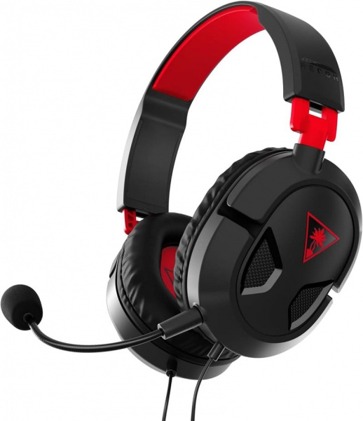 Проводная гарнитура Turtle Beach Recon 50 чёрный/красный