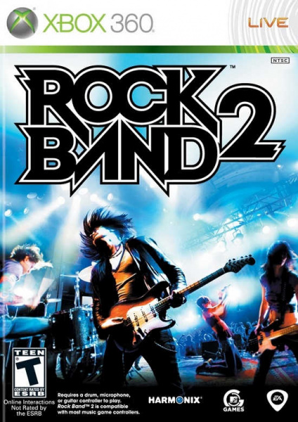 Rock Band 2 (Xbox 360, АНГЛ, БУ) (NTSC)