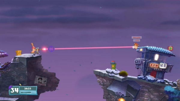 Worms Battlegrounds (АНГЛ) + Worms W.M.D (PS4, РУС , БУ) - интернет-магазин GameShock г. Челябинск
