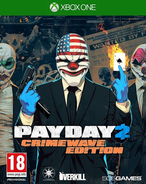 Payday 2 - Crimewave Edition (Xbox One, АНГЛ, БУ)