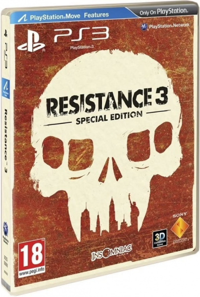 Resistance 3 Steelbook (PS3, РУС, БУ)
